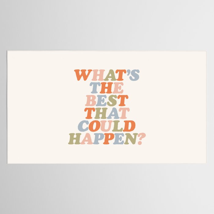 Whats The Best That Could Happen Tablecloth Gallery Image 2