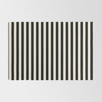 Broad Stripe - black and alabaster Rug Gallery Image 2