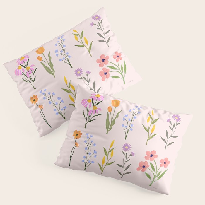 Wildflowers Pillow Sham Gallery Image 1