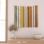 Western Stripes XII Rustic Desert Wall Tapestry Gallery Image 2