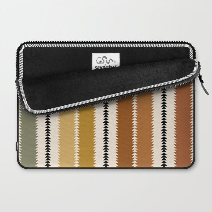 Western Stripes XII Rustic Desert Laptop Sleeve Gallery Image 2