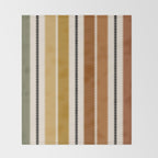 Western Stripes XII Rustic Desert Throw Blanket Gallery Image 2