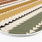 Western Stripes XII Rustic Desert Bath Mat Gallery Image 3