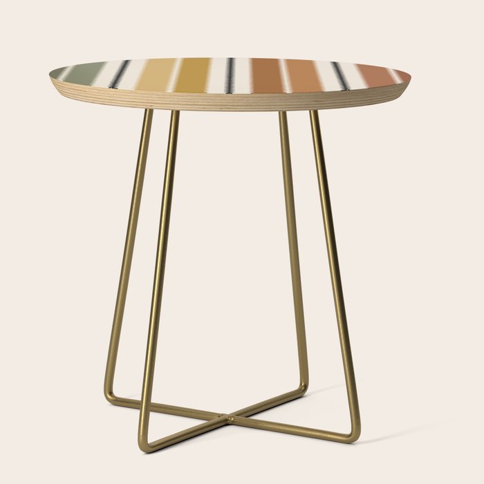 Western Stripes XII Rustic Desert Side Table Gallery Image 1