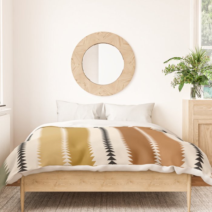 Western Stripes XII Rustic Desert Duvet Cover Gallery Image 3
