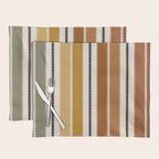 Western Stripes XII Rustic Desert Placemat Gallery Image 1