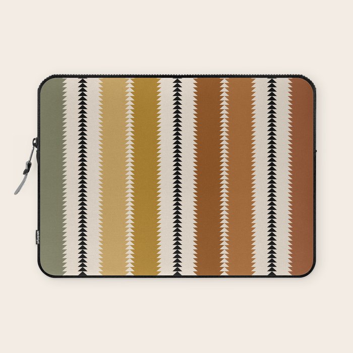 Western Stripes XII Rustic Desert Laptop Sleeve Gallery Image 1