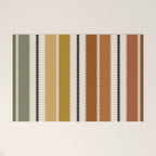 Western Stripes XII Rustic Desert Welcome Mat Gallery Image 1