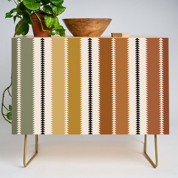 Western Stripes XII Rustic Desert Credenza Gallery Image 1