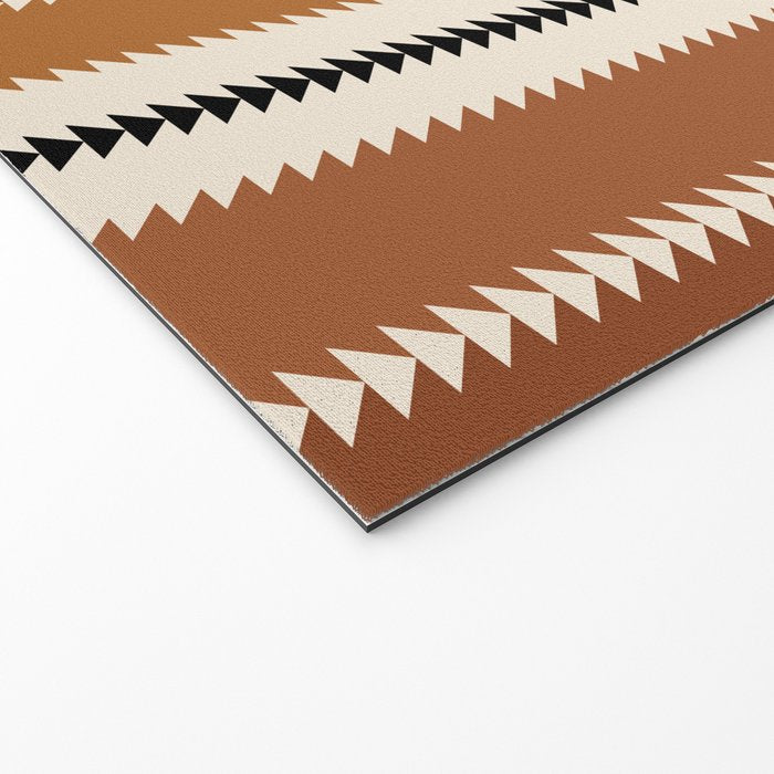 Western Stripes XII Rustic Desert Welcome Mat Gallery Image 2
