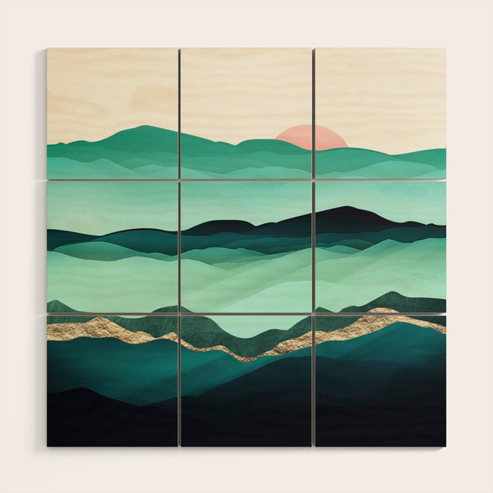 Summer Hills Wood Wall Art Gallery Image 1