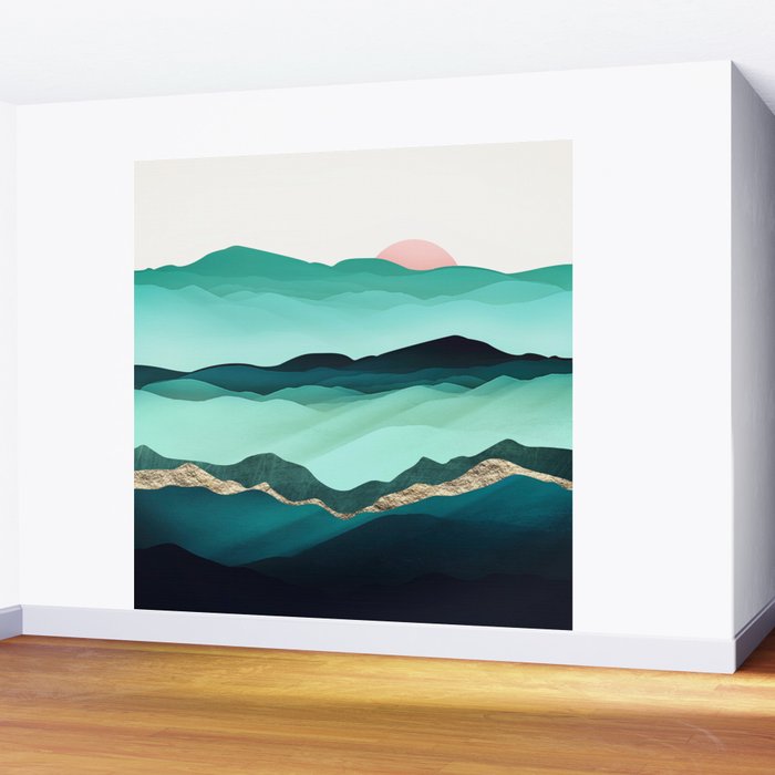 Summer Hills Wall Mural Gallery Image 2