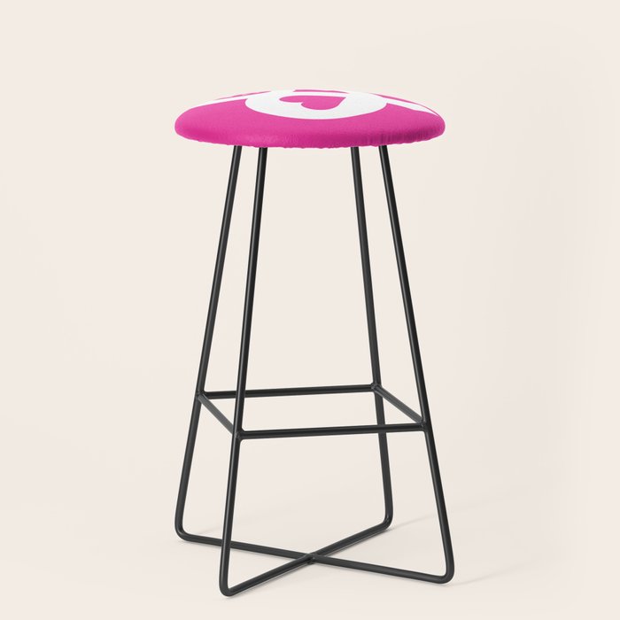 Peace and Love (pink edition) Stool Gallery Image 1