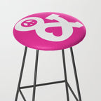 Peace and Love (pink edition) Stool Gallery Image 2