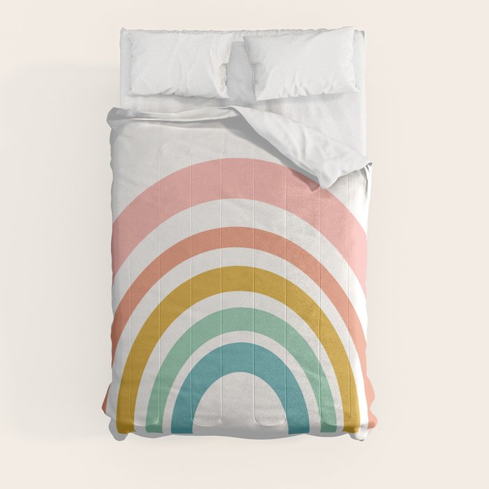 Simple Happy Rainbow Art Comforter Gallery Image 8