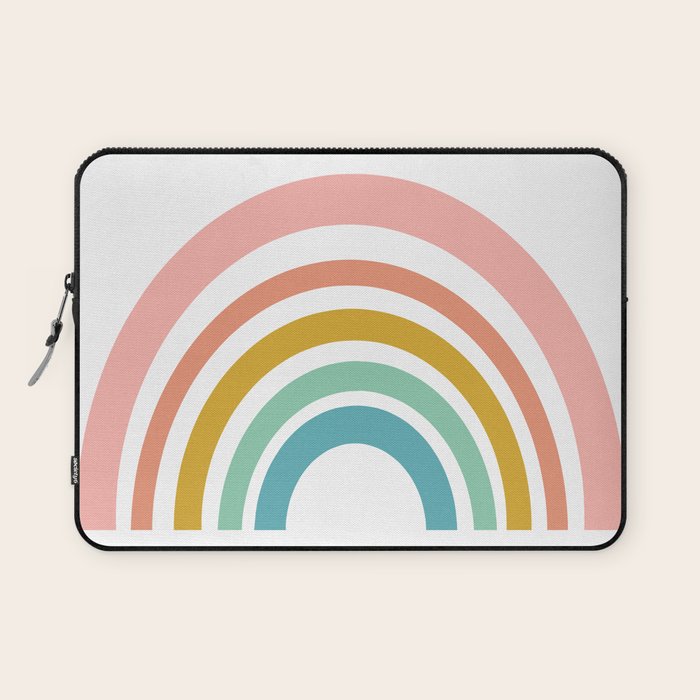 Simple Happy Rainbow Art Laptop Sleeve Gallery Image 1