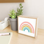 Simple Happy Rainbow Art Mini Art Print Gallery Image 2
