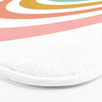 Simple Happy Rainbow Art Bath Mat Gallery Image 3