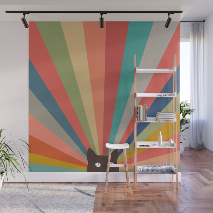 Cat Landscape 48 Wall Mural Gallery Image 1
