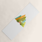 House at the foot of the mountains Yoga Mat Gallery Image 1
