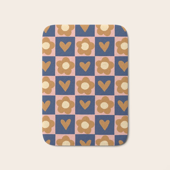 Brown and pink Bath Mat Gallery Image 1