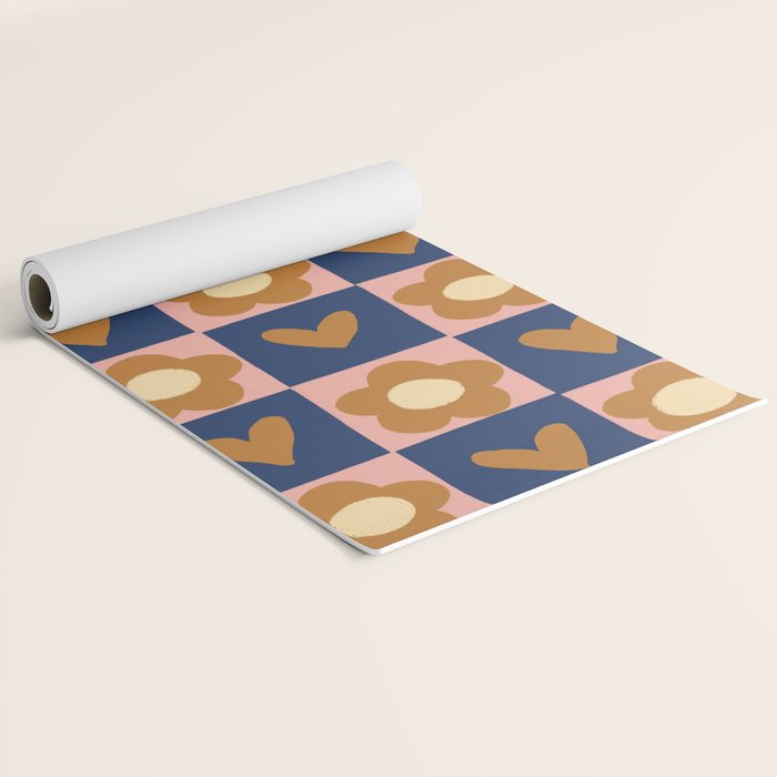 Brown and pink Yoga Mat Gallery Image 2