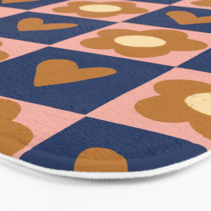 Brown and pink Bath Mat Gallery Image 3
