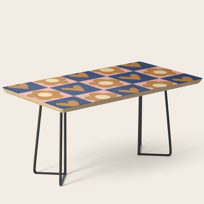 Brown and pink Coffee Table Gallery Image 1