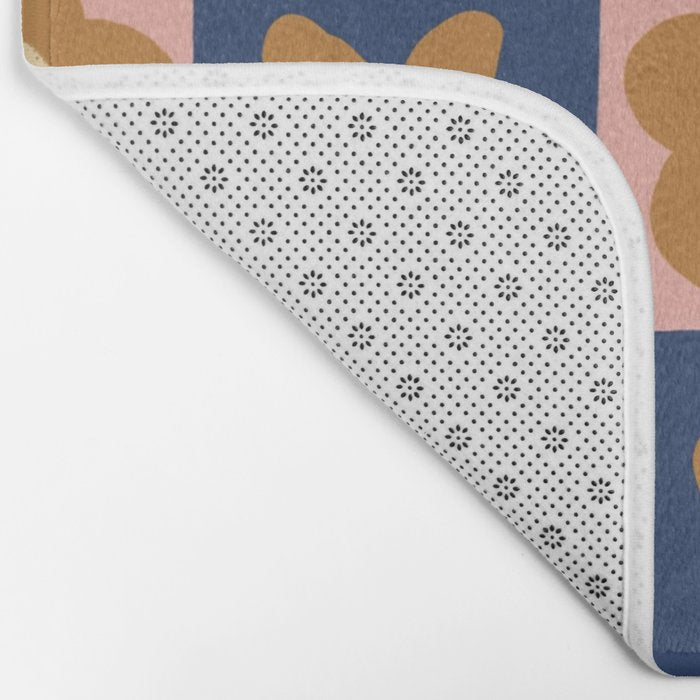 Brown and pink Bath Mat Gallery Image 2