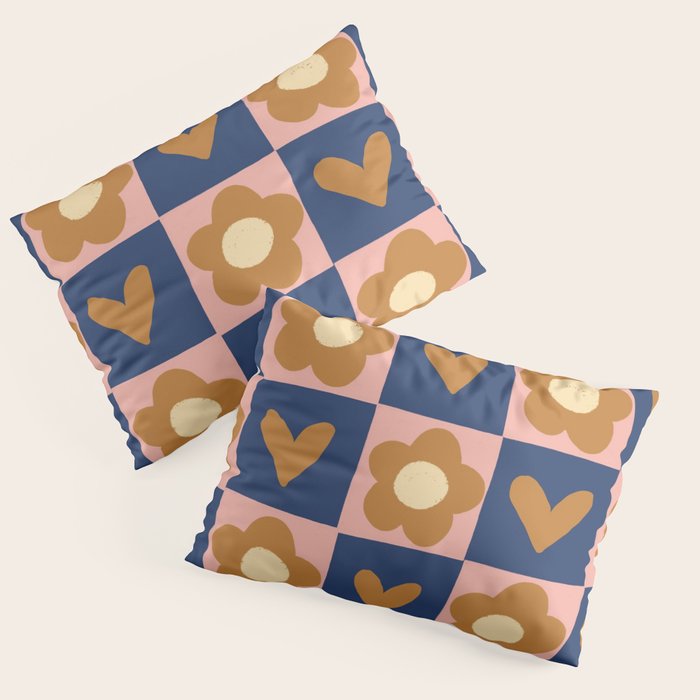 Brown and pink Pillow Sham Gallery Image 3