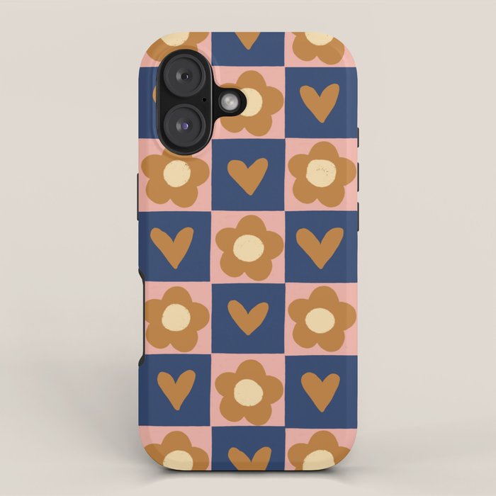 Brown and pink iPhone Case Gallery Image 1