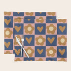Brown and pink Placemat Gallery Image 1