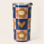 Brown and pink Travel Mug Gallery Image 2