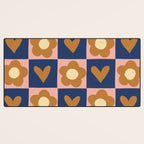 Brown and pink Desk Mat Gallery Image 3