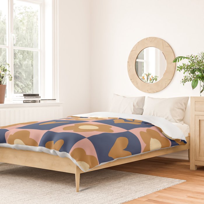 Brown and pink Duvet Cover Gallery Image 2
