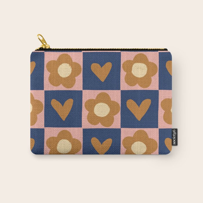 Brown and pink Carry All Pouch Gallery Image 1