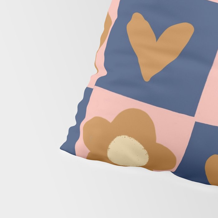 Brown and pink Pillow Sham Gallery Image 4