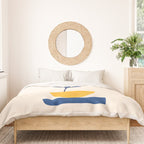 Sunny Sprout Modernist Abstract Botanic Duvet Cover Gallery Image 3