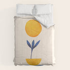 Sunny Sprout Modernist Abstract Botanic Comforter Gallery Image 6