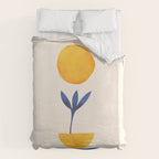 Sunny Sprout Modernist Abstract Botanic Duvet Cover Gallery Image 6