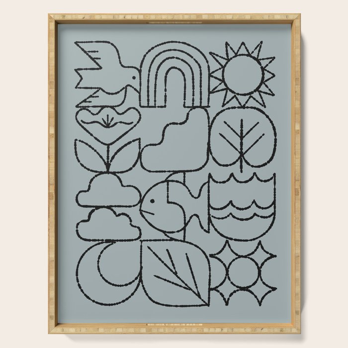 Harmony Grid Serving Tray Gallery Image 1