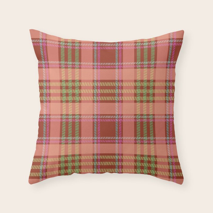 Modern Charm Plaids Throw Pillow Gallery Image 6