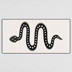 Minimal Snake - Black Desk Mat Gallery Image 3