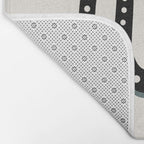 Minimal Snake - Black Bath Mat Gallery Image 2