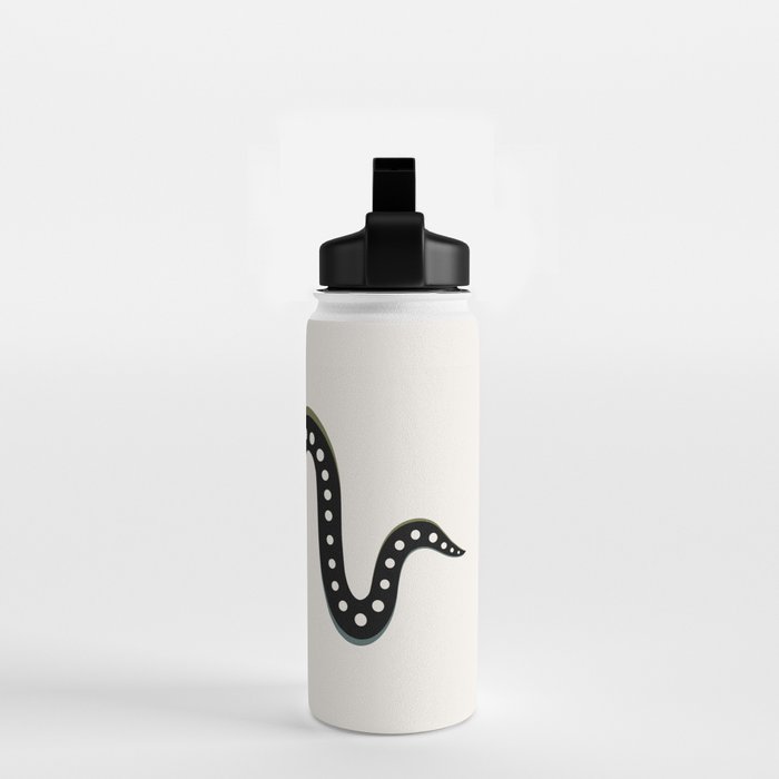Minimal Snake - Black Water Bottle Gallery Image 2