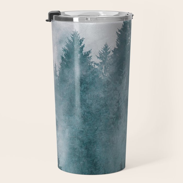 Foggy Forest 4 Travel Mug Gallery Image 3
