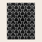 Black and white people crowd pattern Notebook Gallery Image 4