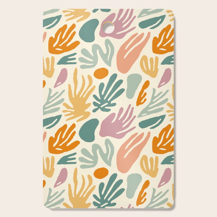 Abstract organic nature shape art pattern Cutting Board Gallery Image 1