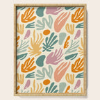 Abstract organic nature shape art pattern Serving Tray Gallery Image 1