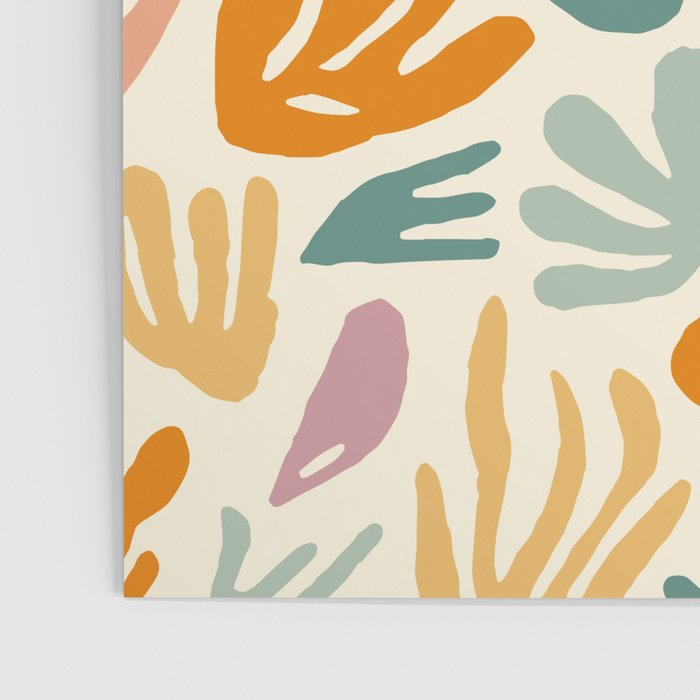 Abstract organic nature shape art pattern Poster Gallery Image 3